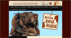 Desktop Screenshot of northbayanimalhospital.ca